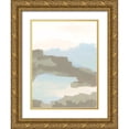 thumbnail image 1 of Vess, June Erica 25x32 Gold Ornate Wood Framed with Double Matting Museum Art Print Titled - Desert Butte I, 1 of 4