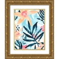 thumbnail image 1 of Vess, June Erica 25x32 Gold Ornate Wood Framed with Double Matting Museum Art Print Titled - Island Intuition II, 1 of 4