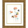 thumbnail image 1 of Vess, June Erica 25x32 Gold Ornate Wood Framed with Double Matting Museum Art Print Titled - Modular Bouquet IV, 1 of 4