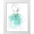thumbnail image 1 of Vess, June Erica 25x32 White Modern Wood Framed Museum Art Print Titled - Fashion Splash IV, 1 of 4
