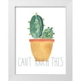 thumbnail image 1 of Vess, June Erica 25x32 White Modern Wood Framed Museum Art Print Titled - Punny Plant I, 1 of 4
