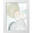 thumbnail image 1 of Vess, June Erica 25x32 White Modern Wood Framed Museum Art Print Titled - Sea Pebbles I, 1 of 4