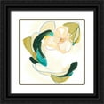 thumbnail image 1 of Vess, June Erica 26x26 Black Ornate Wood Framed with Double Matting Museum Art Print Titled - Abstract Orchid I, 1 of 4