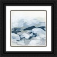 thumbnail image 1 of Vess, June Erica 26x26 Black Ornate Wood Framed with Double Matting Museum Art Print Titled - Blue Valley Impression I, 1 of 4