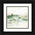 thumbnail image 1 of Vess, June Erica 26x26 Black Ornate Wood Framed with Double Matting Museum Art Print Titled - Blush Valley I, 1 of 4