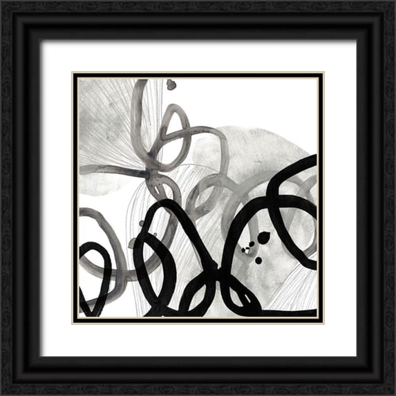 Vess, June Erica 26x26 Black Ornate Wood Framed with Double Matting Museum Art Print Titled - Cellular Journey II
