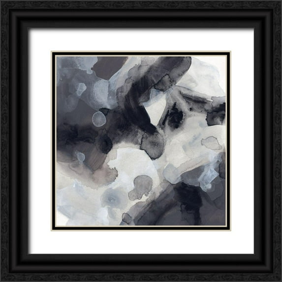 Vess, June Erica 26x26 Black Ornate Wood Framed with Double Matting Museum Art Print Titled - Cloud Structure II