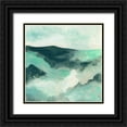 thumbnail image 1 of Vess, June Erica 26x26 Black Ornate Wood Framed with Double Matting Museum Art Print Titled - Cloud Valley I, 1 of 4