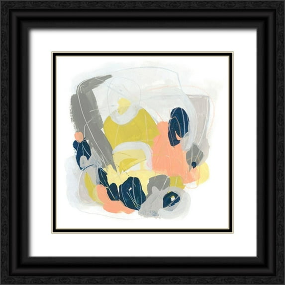 Vess, June Erica 26x26 Black Ornate Wood Framed with Double Matting Museum Art Print Titled - Crosstown Connector II