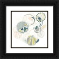 thumbnail image 1 of Vess, June Erica 26x26 Black Ornate Wood Framed with Double Matting Museum Art Print Titled - Floral Scumble IV, 1 of 4