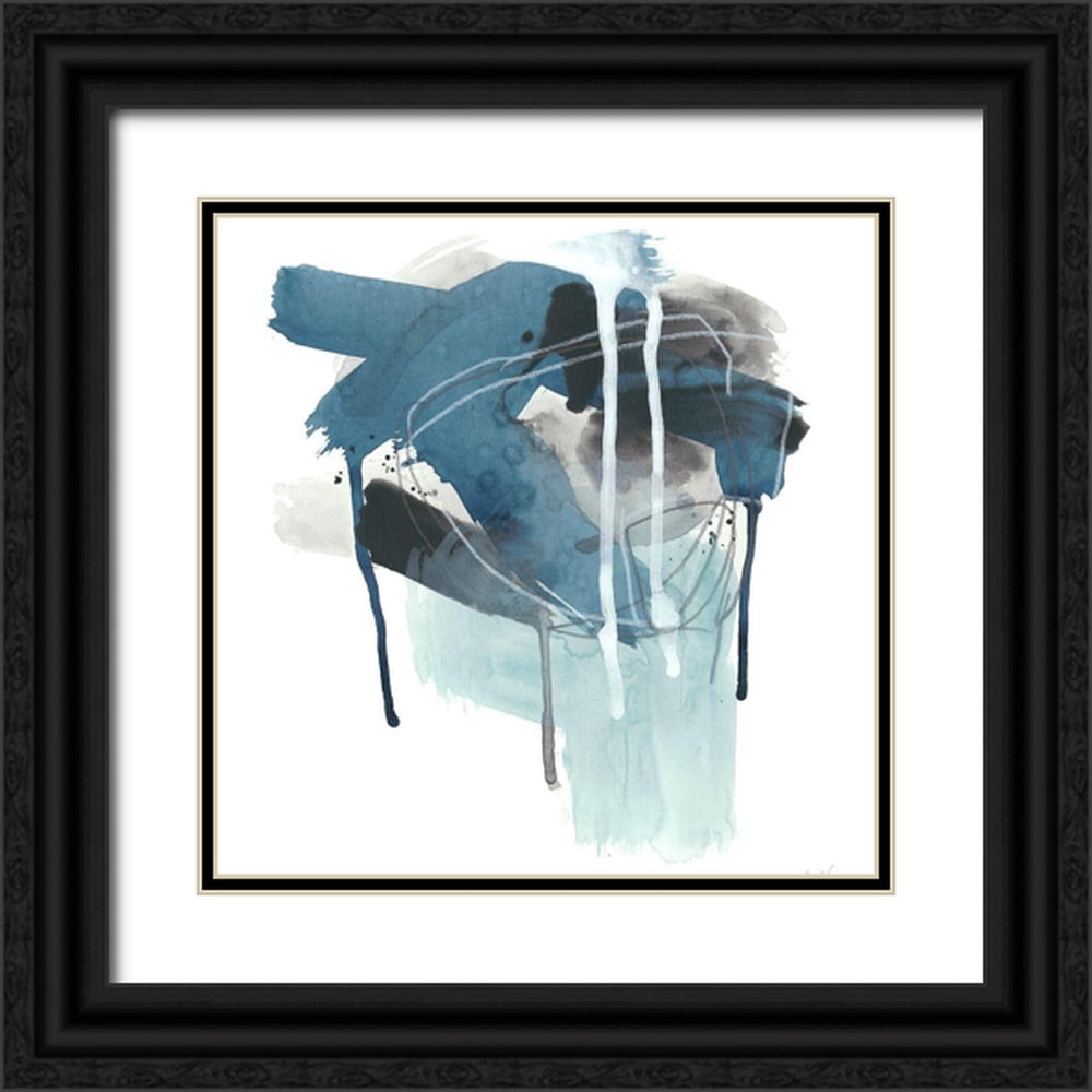 Vapor VI by June Vess a Hand Embellished Textured Framed Art Print Matted under Glass