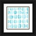 thumbnail image 1 of Vess, June Erica 26x26 Black Ornate Wood Framed with Double Matting Museum Art Print Titled - Liquid Motif II, 1 of 4