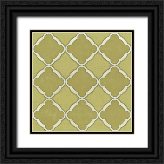 Vess, June Erica 26x26 Black Ornate Wood Framed with Double Matting Museum Art Print Titled - Market Motifs IX