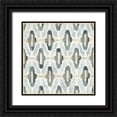 thumbnail image 1 of Vess, June Erica 26x26 Black Ornate Wood Framed with Double Matting Museum Art Print Titled - Mesa Tile II, 1 of 4