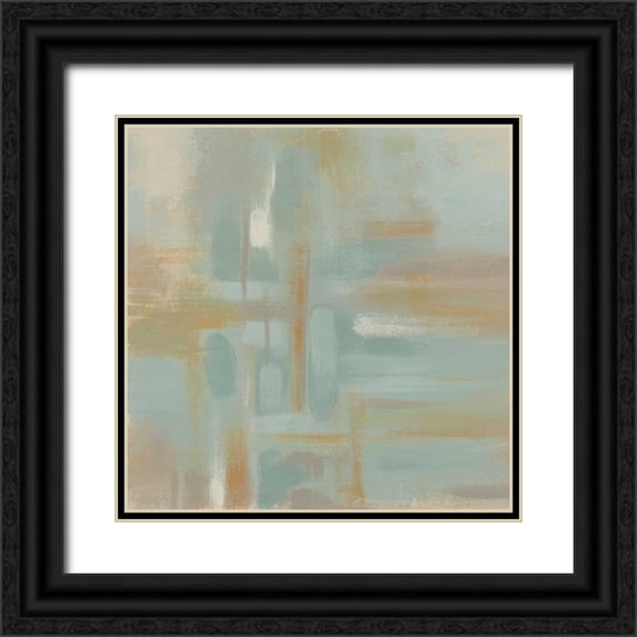 Vess, June Erica 26x26 Black Ornate Wood Framed with Double Matting Museum Art Print Titled - Mirage I