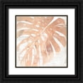 thumbnail image 1 of Vess, June Erica 26x26 Black Ornate Wood Framed with Double Matting Museum Art Print Titled - Neutral Palm Fossil I, 1 of 4