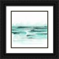thumbnail image 1 of Vess, June Erica 26x26 Black Ornate Wood Framed with Double Matting Museum Art Print Titled - Ocean Mystique II, 1 of 4