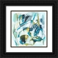 thumbnail image 1 of Vess, June Erica 26x26 Black Ornate Wood Framed with Double Matting Museum Art Print Titled - Orbit Gesture III, 1 of 4