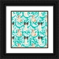 thumbnail image 1 of Vess, June Erica 26x26 Black Ornate Wood Framed with Double Matting Museum Art Print Titled - Parlor Pooch Collection I, 1 of 4