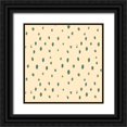 thumbnail image 1 of Vess, June Erica 26x26 Black Ornate Wood Framed with Double Matting Museum Art Print Titled - Simple Succulent Collection H, 1 of 4