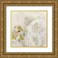 thumbnail image 1 of Vess, June Erica 26x26 Gold Ornate Wood Framed with Double Matting Museum Art Print Titled - Arctic Lichen IV, 1 of 4