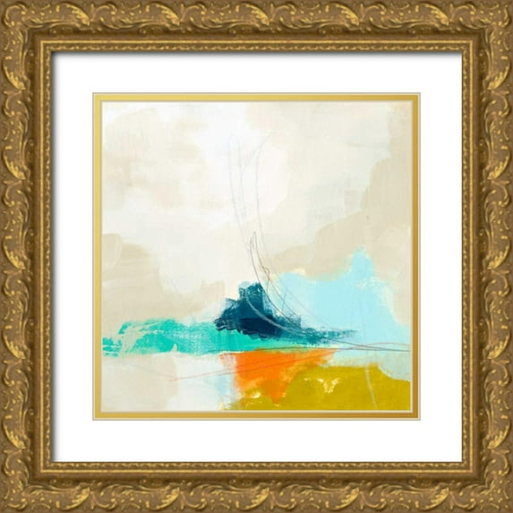 Vess, June Erica 26x26 Gold Ornate Wood Framed with Double Matting Museum Art Print Titled - Atmospheric III