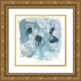 thumbnail image 1 of Vess, June Erica 26x26 Gold Ornate Wood Framed with Double Matting Museum Art Print Titled - Blue Storm II, 1 of 4