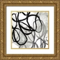 thumbnail image 1 of Vess, June Erica 26x26 Gold Ornate Wood Framed with Double Matting Museum Art Print Titled - Cellular Journey VI, 1 of 4