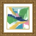 thumbnail image 1 of Vess, June Erica 26x26 Gold Ornate Wood Framed with Double Matting Museum Art Print Titled - Color Migration I, 1 of 4