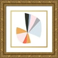 thumbnail image 1 of Vess, June Erica 26x26 Gold Ornate Wood Framed with Double Matting Museum Art Print Titled - Color Wheel IV, 1 of 4