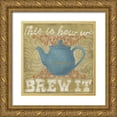 thumbnail image 1 of Vess, June Erica 26x26 Gold Ornate Wood Framed with Double Matting Museum Art Print Titled - Hip Kitchen I, 1 of 4