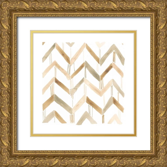 Vess, June Erica 26x26 Gold Ornate Wood Framed with Double Matting Museum Art Print Titled - Mombasa Memories VII