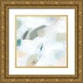 thumbnail image 1 of Vess, June Erica 26x26 Gold Ornate Wood Framed with Double Matting Museum Art Print Titled - Muted Mosaic I, 1 of 4