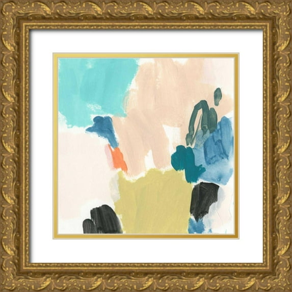 Vess, June Erica 26x26 Gold Ornate Wood Framed with Double Matting Museum Art Print Titled - Polymeric I