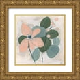 thumbnail image 1 of Vess, June Erica 26x26 Gold Ornate Wood Framed with Double Matting Museum Art Print Titled - Posey Impasto II, 1 of 4