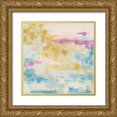 thumbnail image 1 of Vess, June Erica 26x26 Gold Ornate Wood Framed with Double Matting Museum Art Print Titled - Surface Impression III, 1 of 4