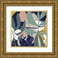 thumbnail image 1 of Vess, June Erica 26x26 Gold Ornate Wood Framed with Double Matting Museum Art Print Titled - Tropical Attraction I, 1 of 4