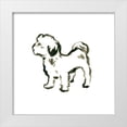thumbnail image 1 of Vess, June Erica 26x26 White Modern Wood Framed Museum Art Print Titled - Canine Cameo I, 1 of 4