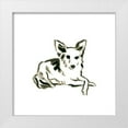 thumbnail image 1 of Vess, June Erica 26x26 White Modern Wood Framed Museum Art Print Titled - Canine Cameo VI, 1 of 4