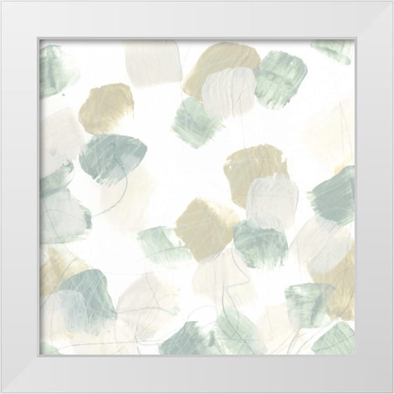 Vess, June Erica 26x26 White Modern Wood Framed Museum Art Print Titled - Intangible VI