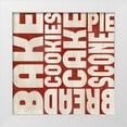 thumbnail image 1 of Vess, June Erica 26x26 White Modern Wood Framed Museum Art Print Titled - Kitchen Kitsch VI, 1 of 4
