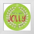 thumbnail image 1 of Vess, June Erica 26x26 White Modern Wood Framed Museum Art Print Titled - Lets Get Jolly Collection C, 1 of 4