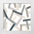 thumbnail image 1 of Vess, June Erica 26x26 White Modern Wood Framed Museum Art Print Titled - Matchstick Jumble I, 1 of 4