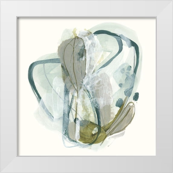 Vess, June Erica 26x26 White Modern Wood Framed Museum Art Print Titled - Omnipollos Flora II