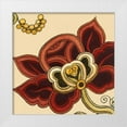 thumbnail image 1 of Vess, June Erica 26x26 White Modern Wood Framed Museum Art Print Titled - Paprika Floral II, 1 of 4