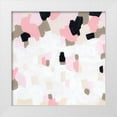 thumbnail image 1 of Vess, June Erica 26x26 White Modern Wood Framed Museum Art Print Titled - Pixel Pink I, 1 of 4