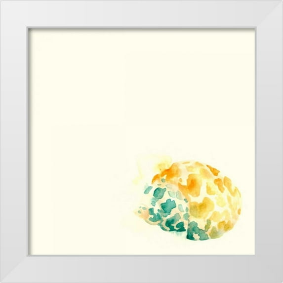 Vess, June Erica 26x26 White Modern Wood Framed Museum Art Print Titled - Tidal Impressions IX