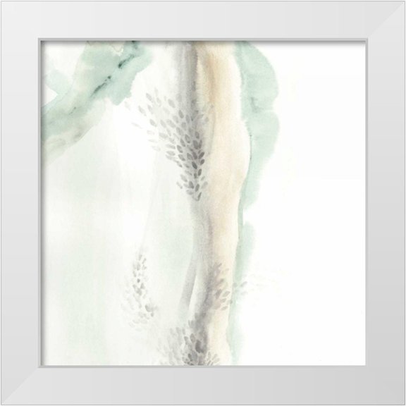 Vess, June Erica 26x26 White Modern Wood Framed Museum Art Print Titled - Wave Form VII