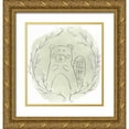 thumbnail image 1 of Vess, June Erica 26x28 Gold Ornate Wood Framed with Double Matting Museum Art Print Titled - Woodland Vignettes III, 1 of 4