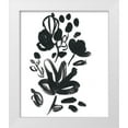 thumbnail image 1 of Vess, June Erica 26x30 White Modern Wood Framed Museum Art Print Titled - Cameo Bloom V, 1 of 4